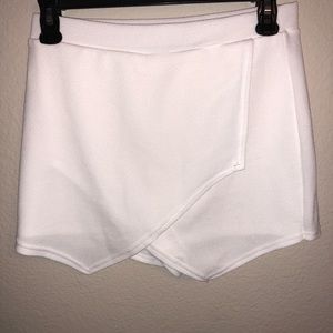White Skort